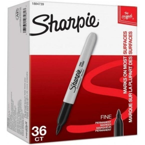 Sharpie‎ Permanent Markers, Fine Point, Black, 36 - Picture 5 of 6